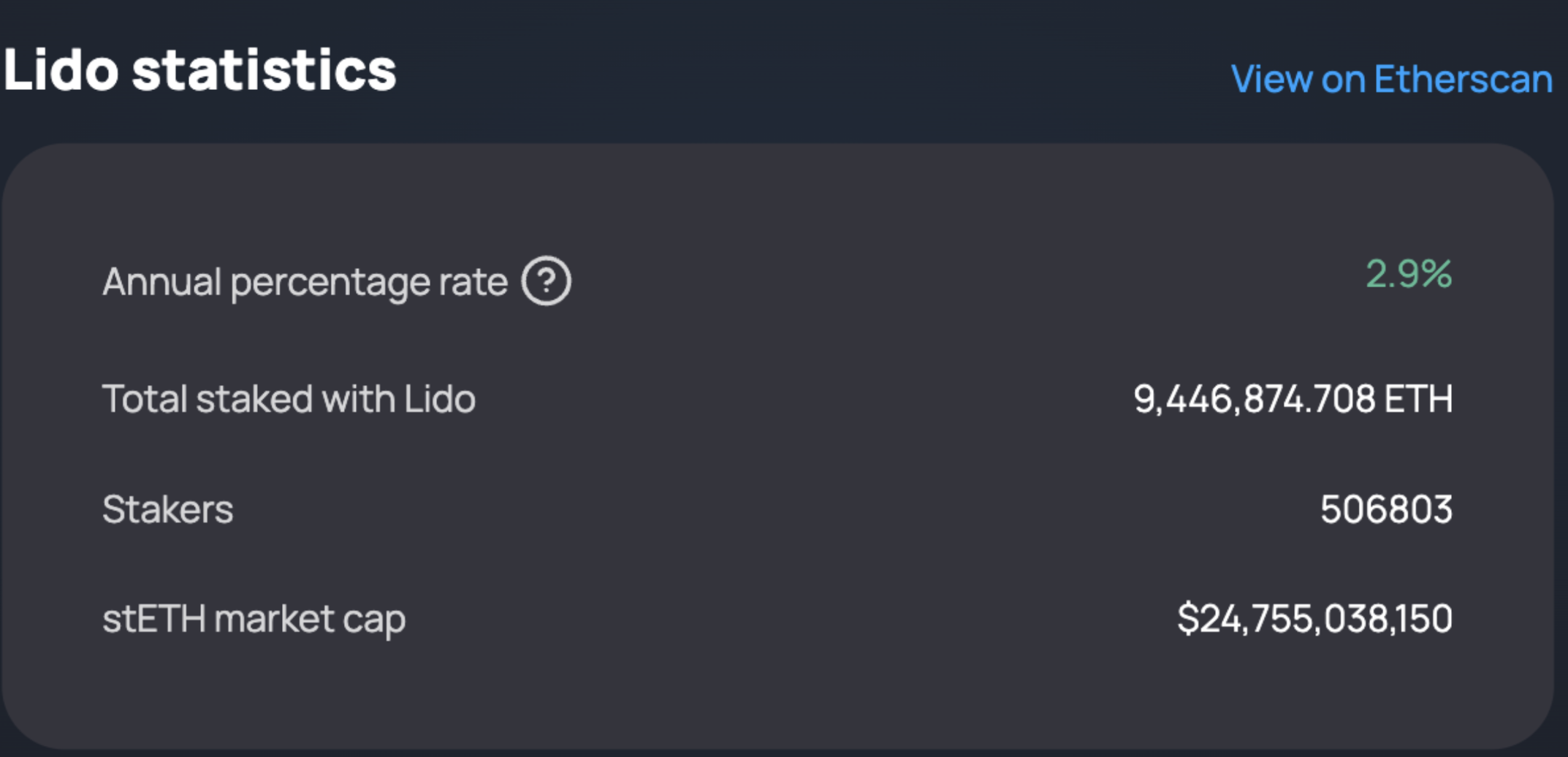 <b><a href="https://stake.lido.fi/">Lido</a></b>